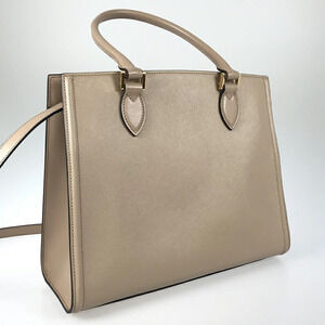 Prada Saffiano Handbag Leather Black